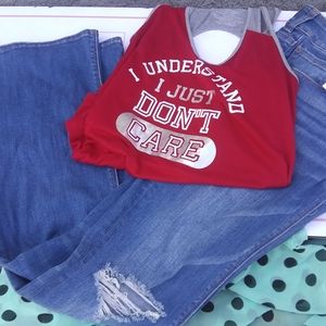 Brand new w/ tags american eagle jeans& tank top